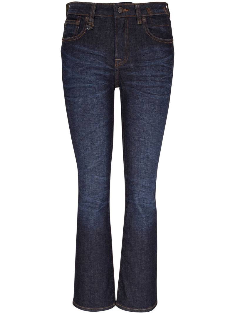 R13 mid-rise cropped jeans - Blue von R13