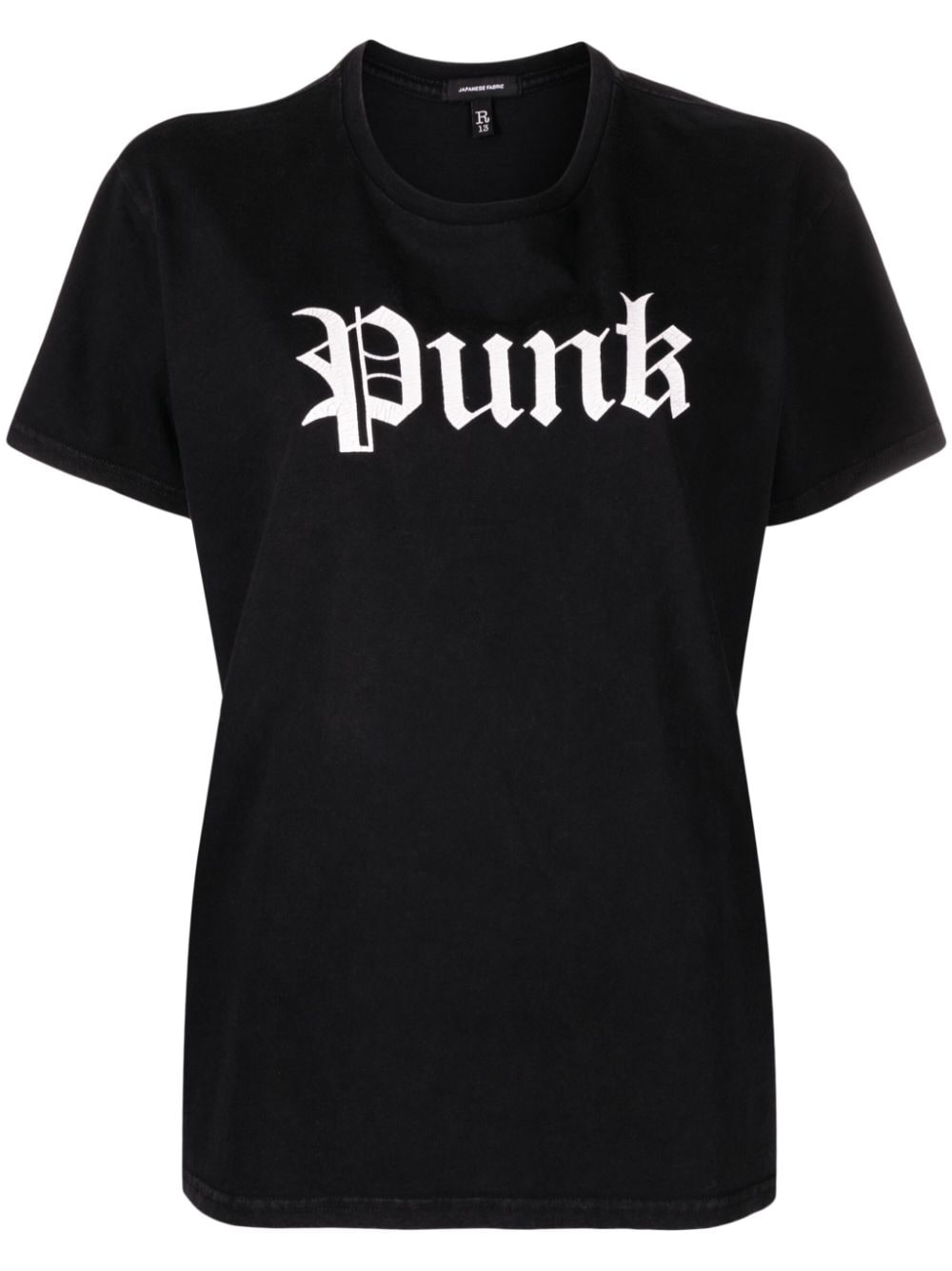 R13 punk-print cotton T-shirt - Black von R13