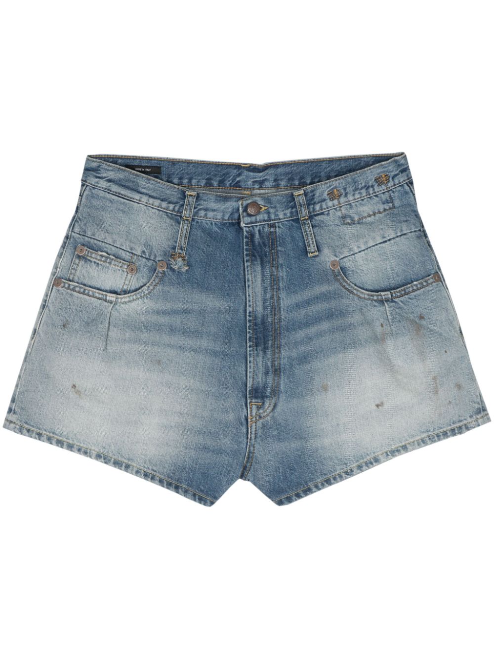 R13 stained denim shorts - Blue von R13