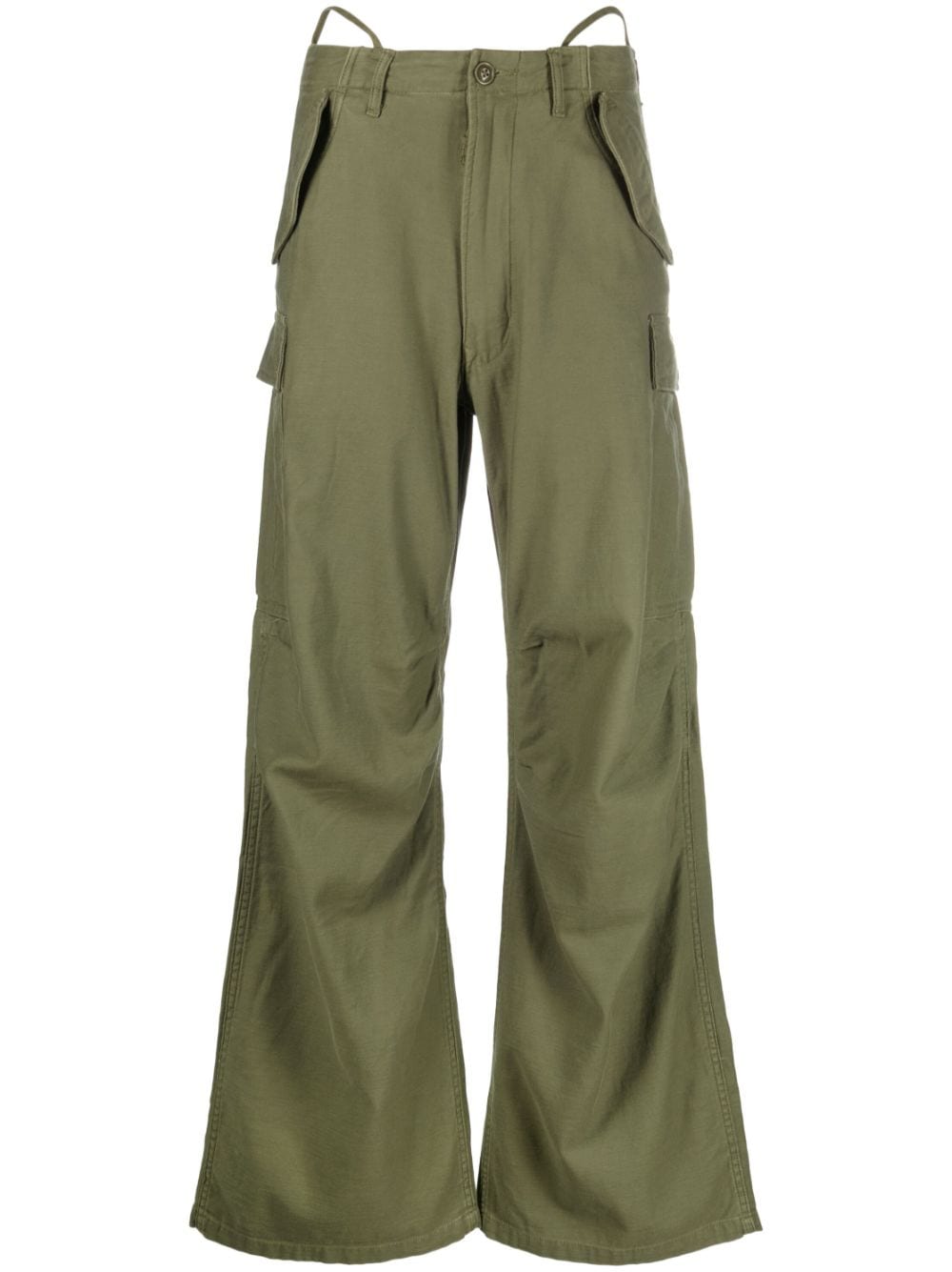 R13 wide-leg cargo trousers - Green von R13