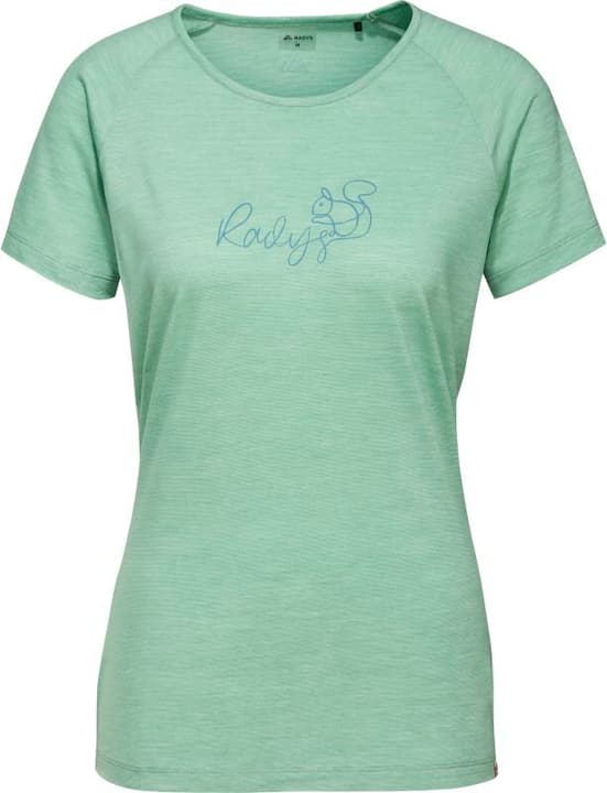 Radys R5 Light Merino Squirrel T T-Shirt mint von RADYS