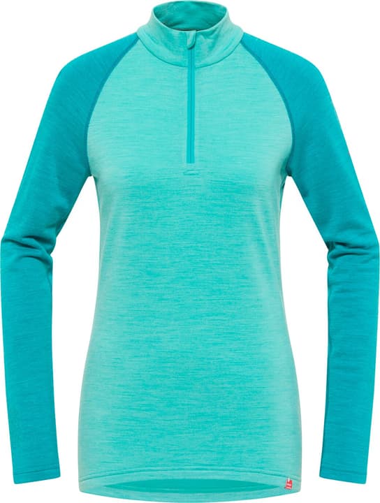 Radys R5 Merino Zip Shirt Long Women Langarmshirt türkis von RADYS