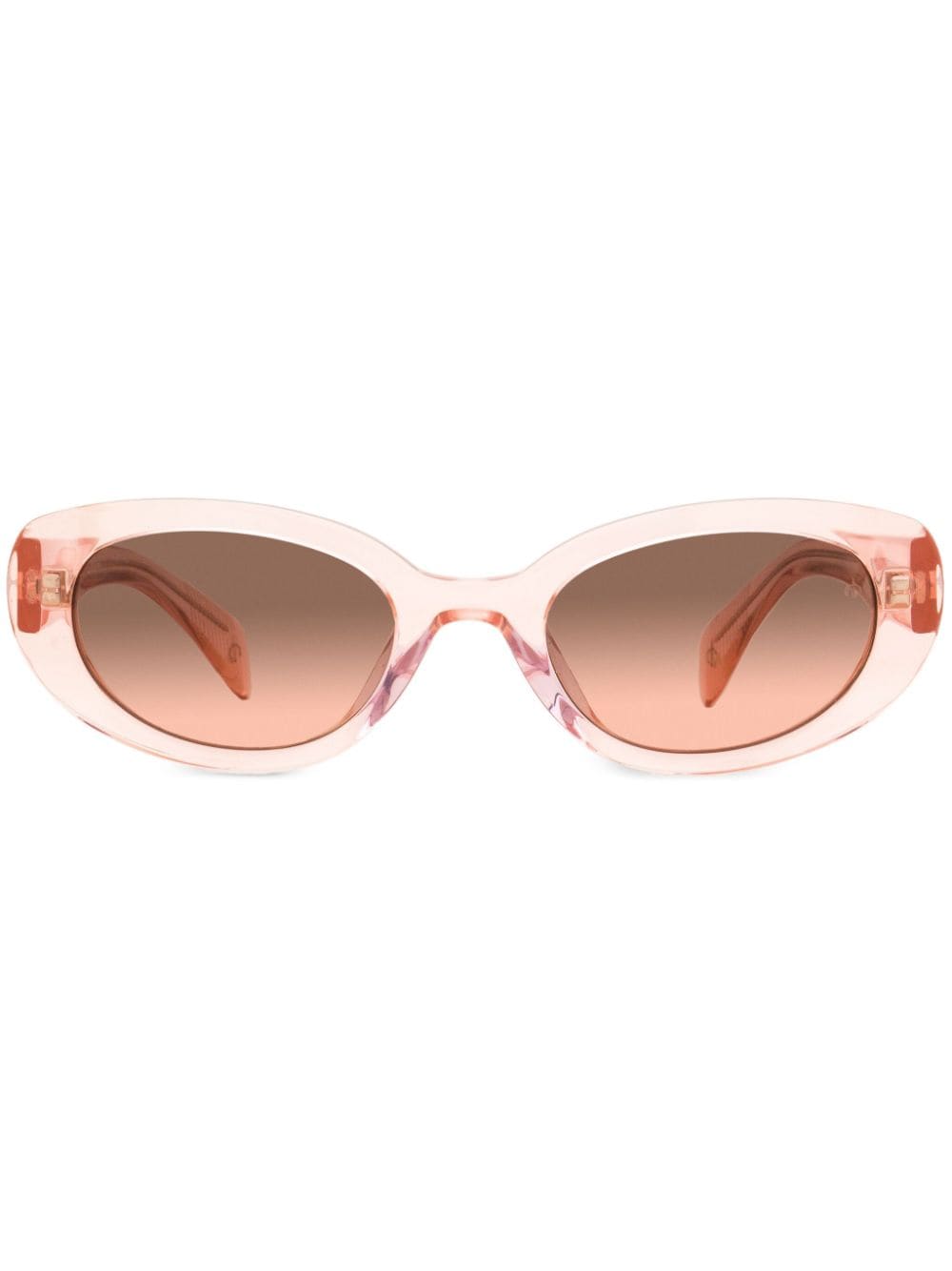 RAG & BONE EYEWEAR Ann oval-frame sunglasses - Pink von RAG & BONE EYEWEAR