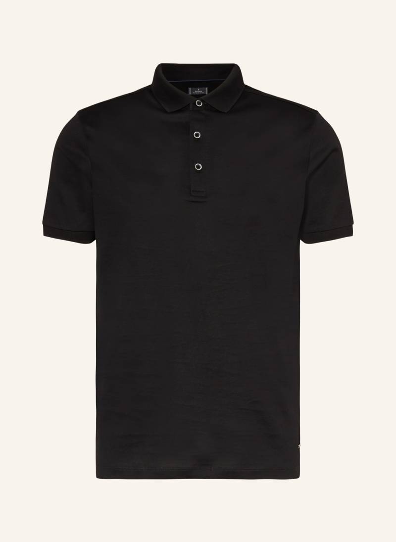 Ragman Jersey-Poloshirt schwarz von RAGMAN