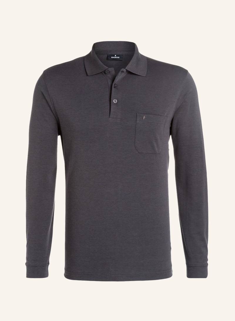 Ragman Poloshirt grau von RAGMAN