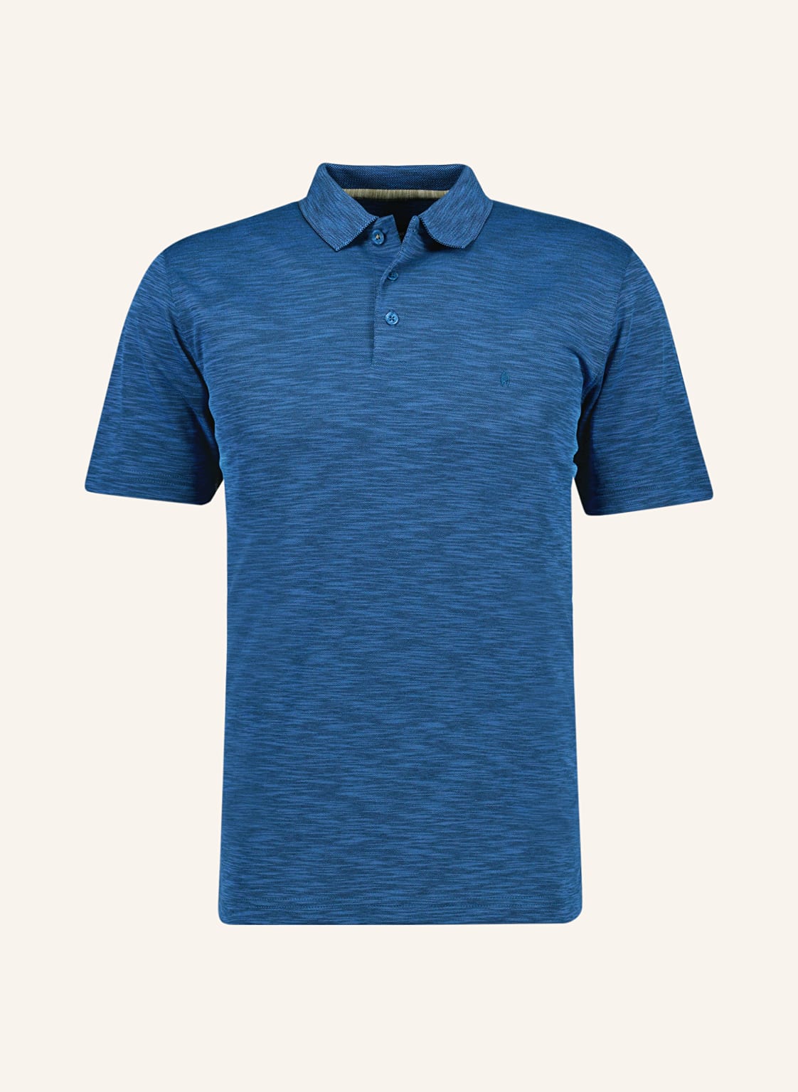 Ragman Strick-Poloshirt blau von RAGMAN