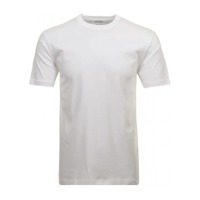 Ragman T-Shirt im DUO-Pack mit Rundhalsausschnitt, weiss