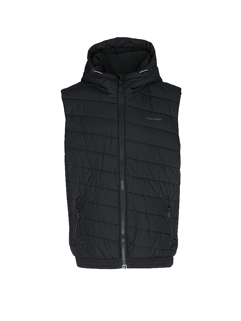 RAGWEAR Steppgilet GENNEMY schwarz | L von RAGWEAR