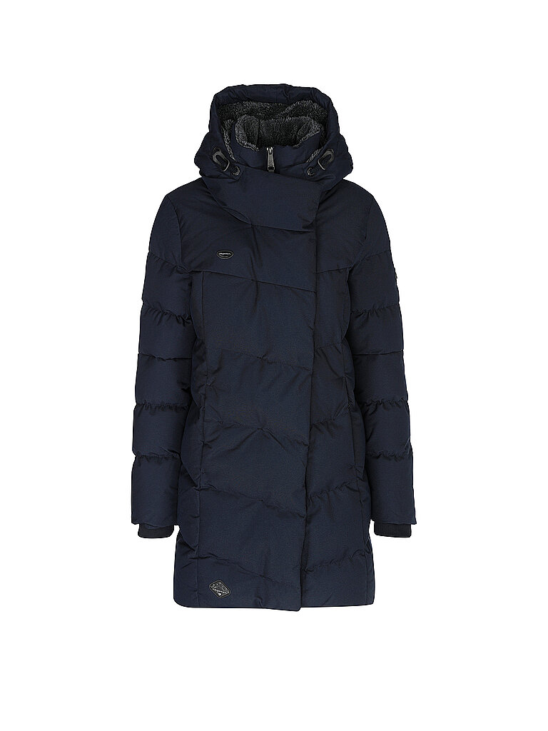 RAGWEAR Steppmantel PAVLA dunkelblau | M von RAGWEAR