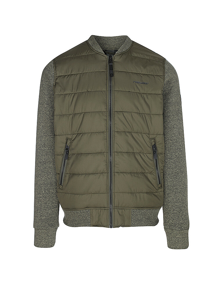 RAGWEAR Sweatjacke HALLAMR  olive | M von RAGWEAR