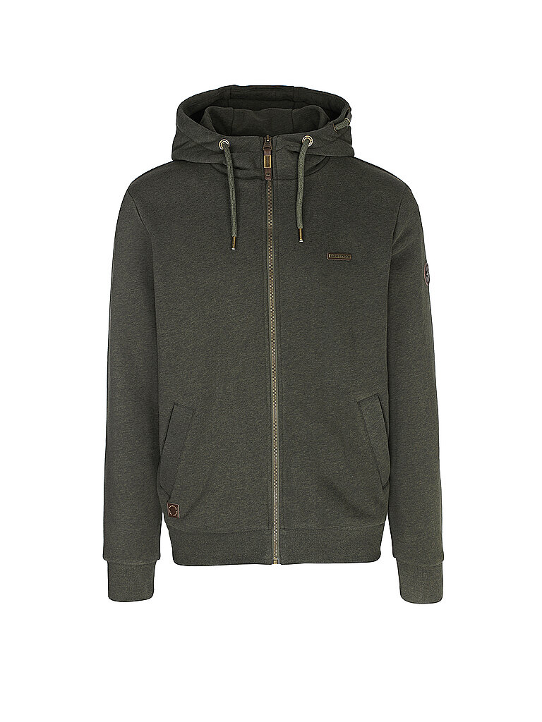 RAGWEAR Sweatjacke NATE olive | L von RAGWEAR