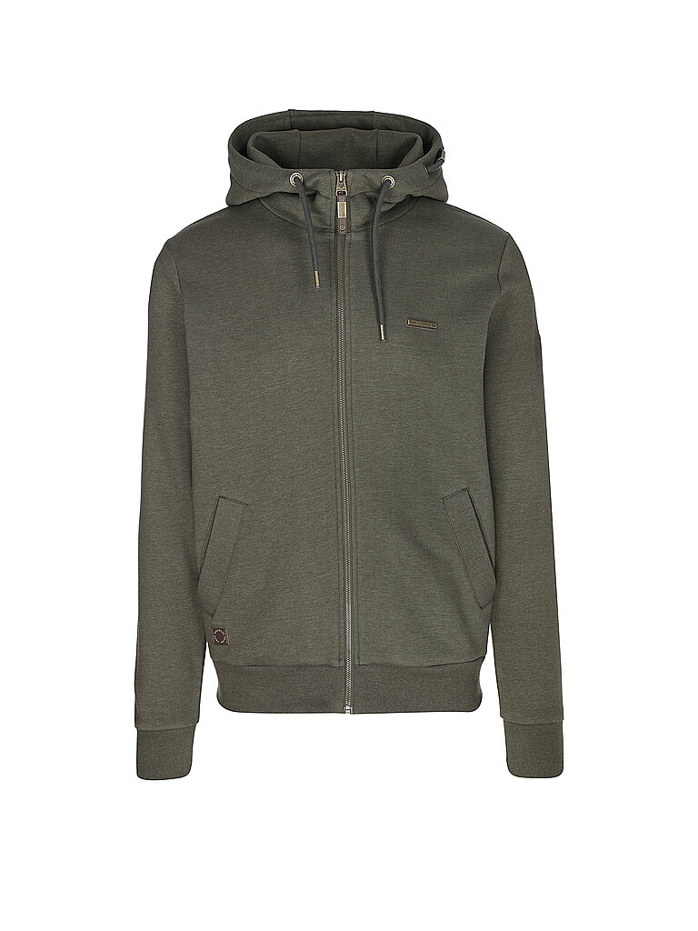 RAGWEAR Sweatjacke NATTE olive | XXL von RAGWEAR