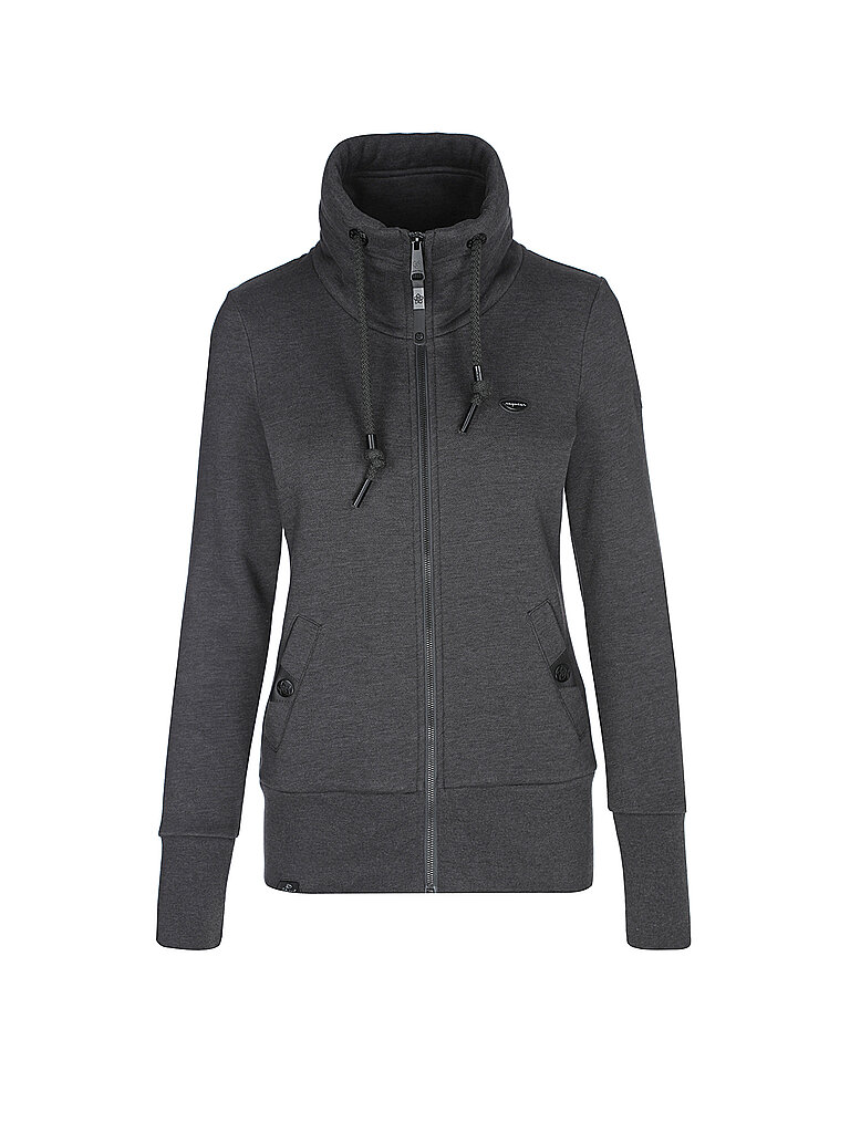 RAGWEAR Sweatjacke RYLIE grau | XL von RAGWEAR