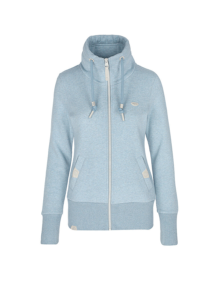 RAGWEAR Sweatjacke RYLIE hellblau | XL von RAGWEAR