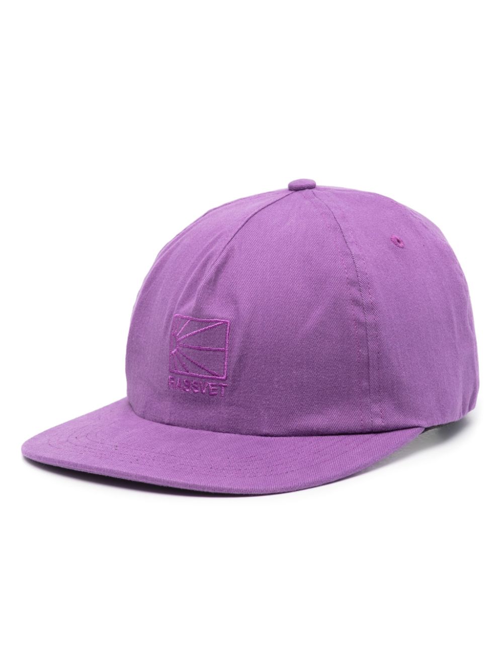 RASSVET embroidered-logo cotton baseball cap - Purple von RASSVET