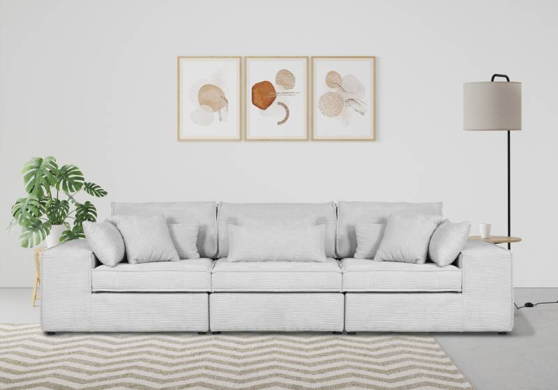 RAUM.ID 3-Sitzer »Florid«, 3 Teile, bestehend aus Modulen, viele Bezugsqualitäten, auch in Cord von RAUM.ID