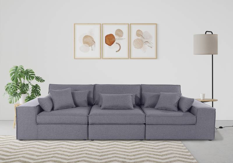 RAUM.ID 3-Sitzer »Florid«, 3 Teile, bestehend aus Modulen, viele Bezugsqualitäten, auch in Cord von RAUM.ID