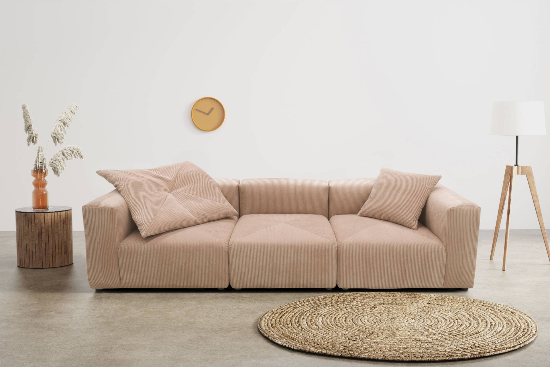 RAUM.ID Big-Sofa »Gerrid«, Cord-Bezug, bestehend aus Modulen: 2 Eck- und ein Mittelelement RAUM.ID Big-Sofa »Gerrid«, Cord-Bezug, bestehend aus Modulen: 2 Eck- und ein Mittelelement von RAUM.ID