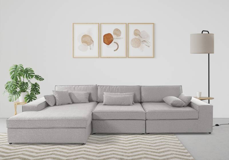 RAUM.ID Ecksofa »Enid L-Form«, 3 Teile, bestehend aus Modulen, in vielen Bezügen, auch in Breitcord von RAUM.ID