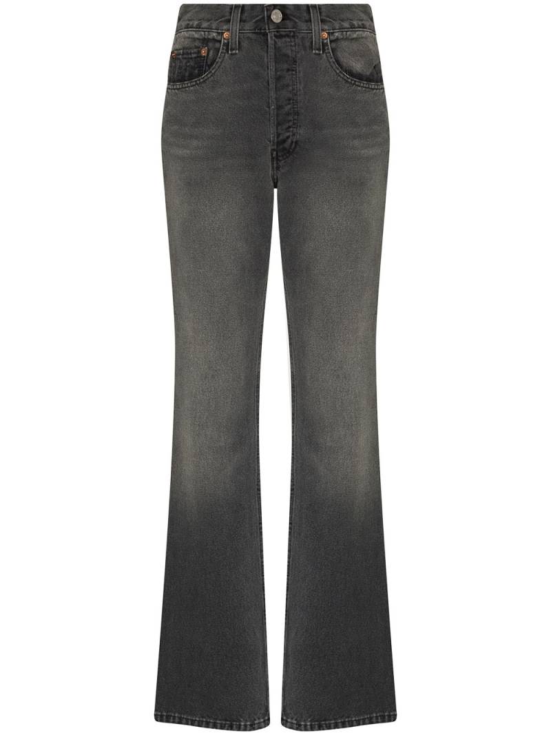 RE/DONE 70s cotton bootcut jeans - Black von RE/DONE
