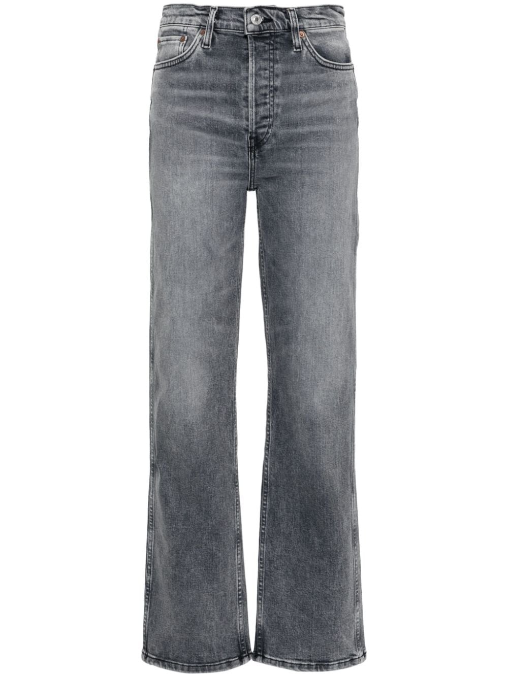 RE/DONE 90s high-rise straight jeans - Grey von RE/DONE