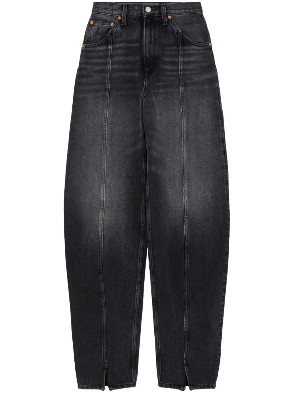 RE/DONE Tailored Jean ultra high rise jeans - Black von RE/DONE