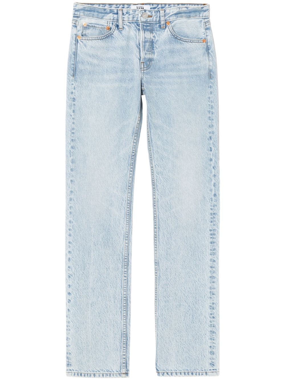 RE/DONE The Anderson mid-rise straight-leg jeans - Blue von RE/DONE