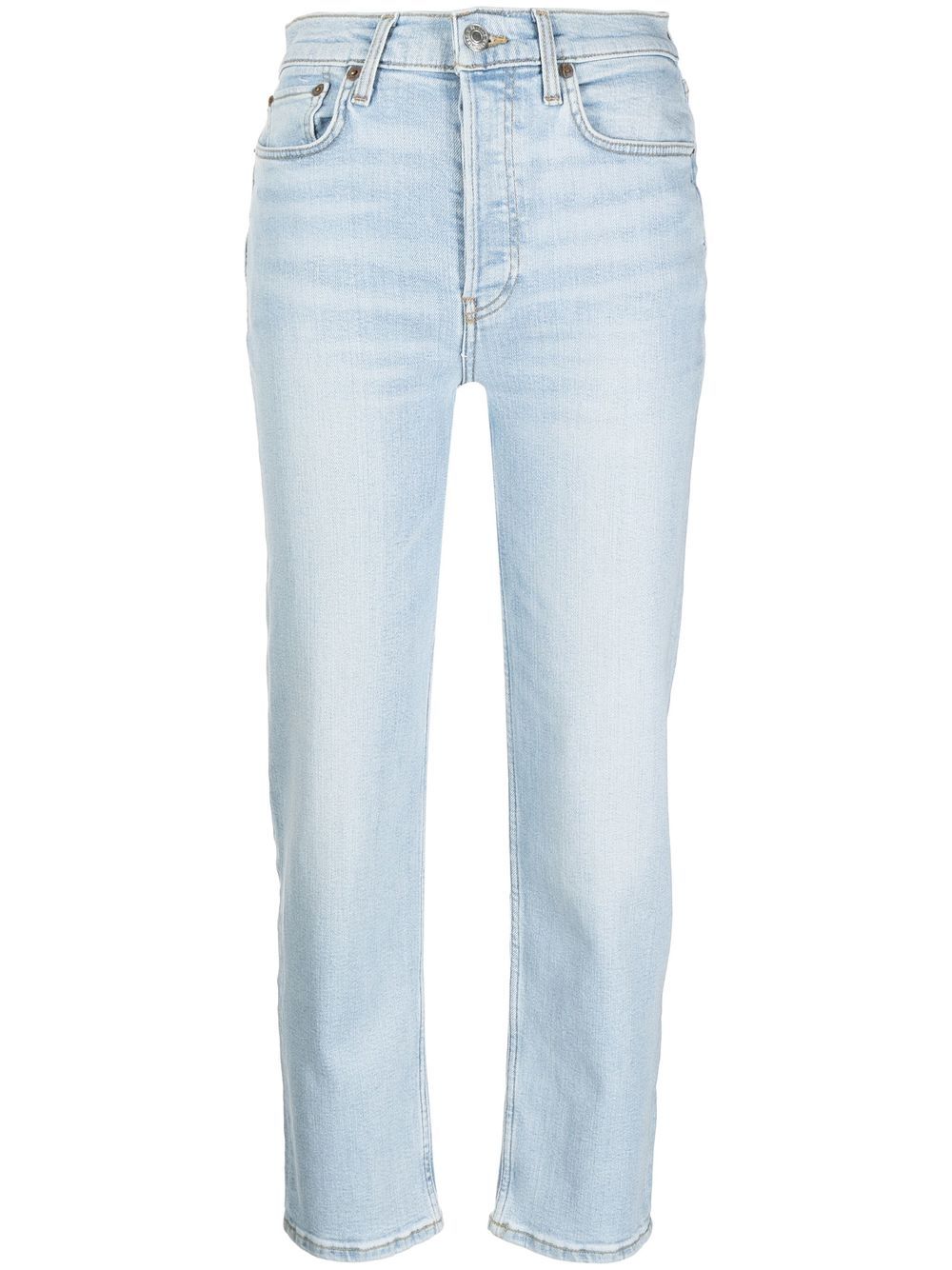 RE/DONE high-rise straight-leg jeans - Blue von RE/DONE