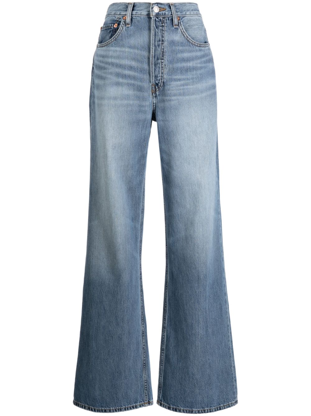 RE/DONE high-rise wide-leg jeans - Blue von RE/DONE