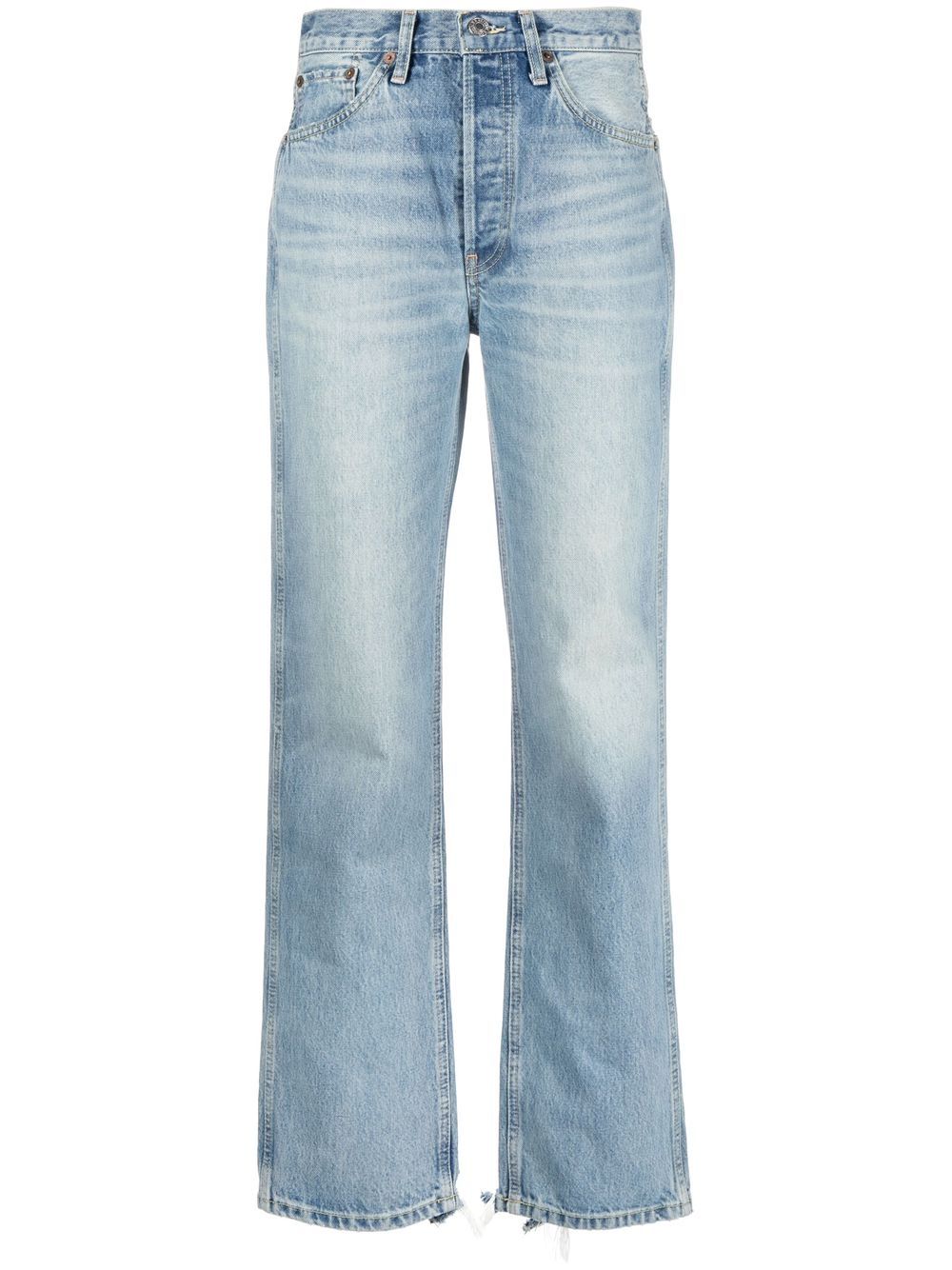 RE/DONE mid-rise straight-leg jeans - Blue von RE/DONE