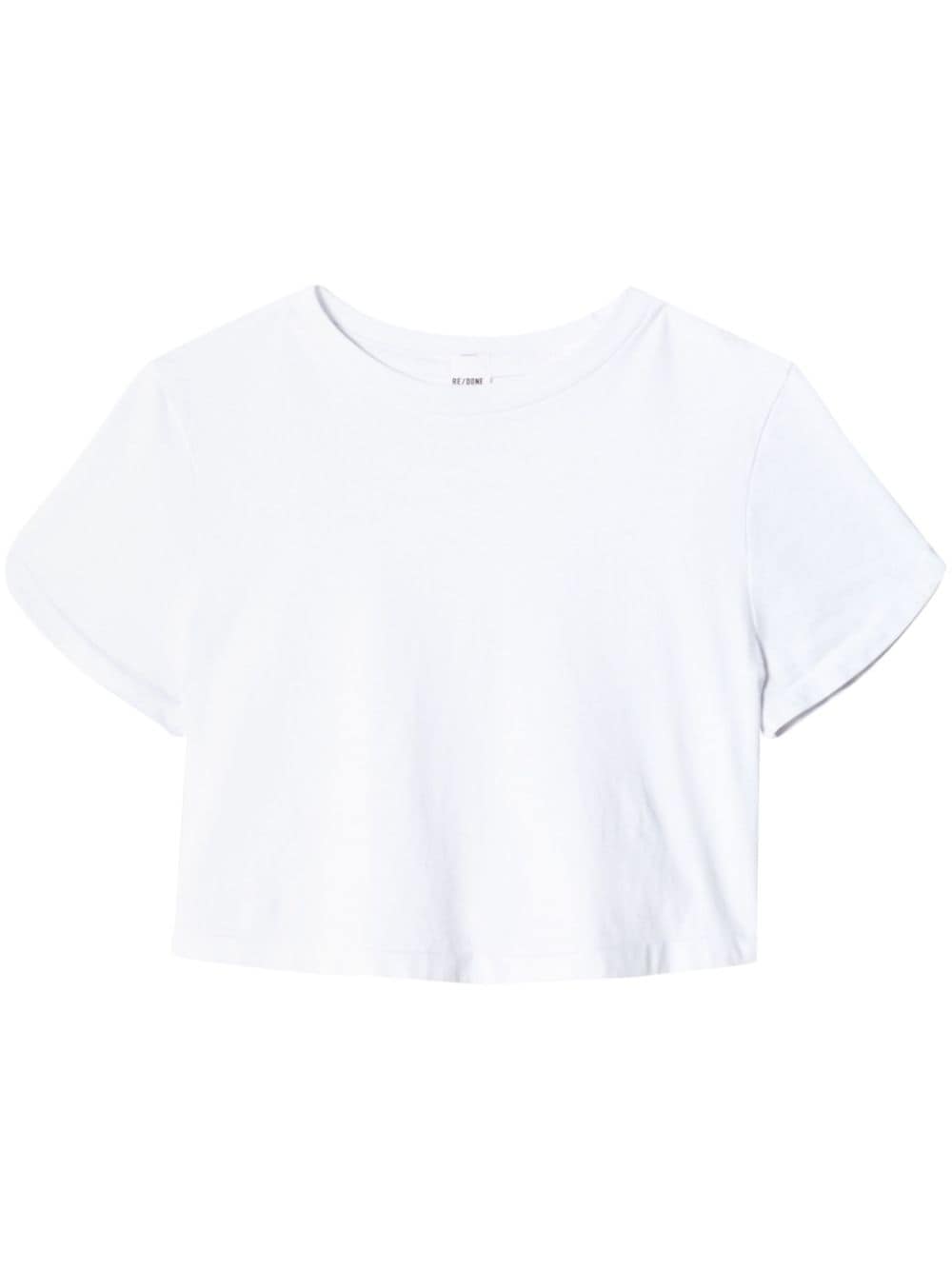 RE/DONE short-sleeve cropped T-shirt - White von RE/DONE
