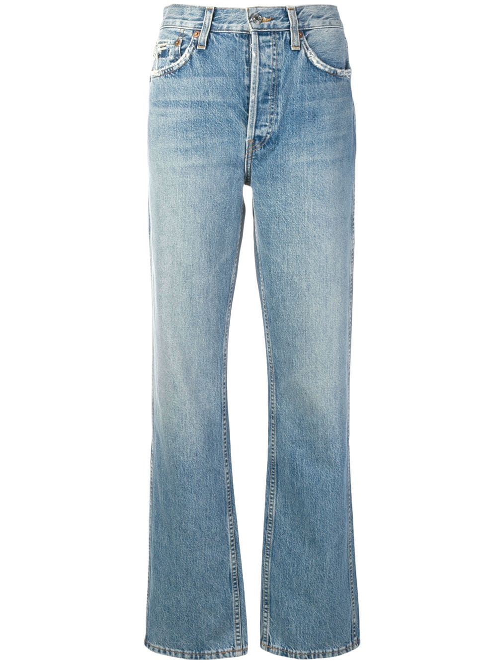 RE/DONE straight leg jeans - Blue von RE/DONE