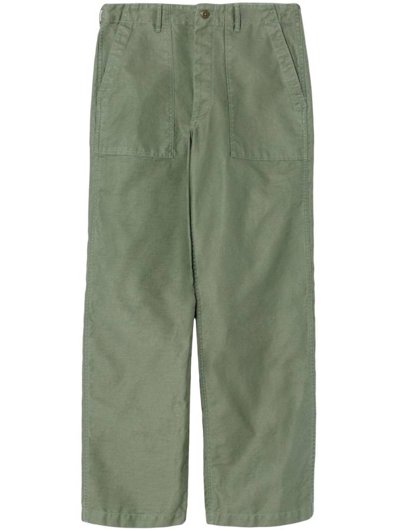 RE/DONE straight-leg utility trousers - Green von RE/DONE