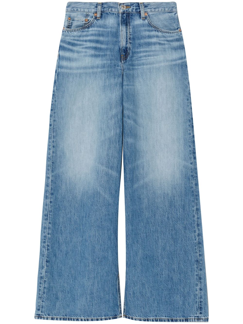 RE/DONE Low Rider loose jeans - Blue von RE/DONE