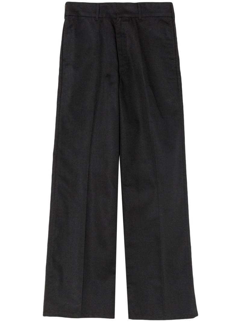 RE/DONE wide leg low-rise trousers - Black von RE/DONE