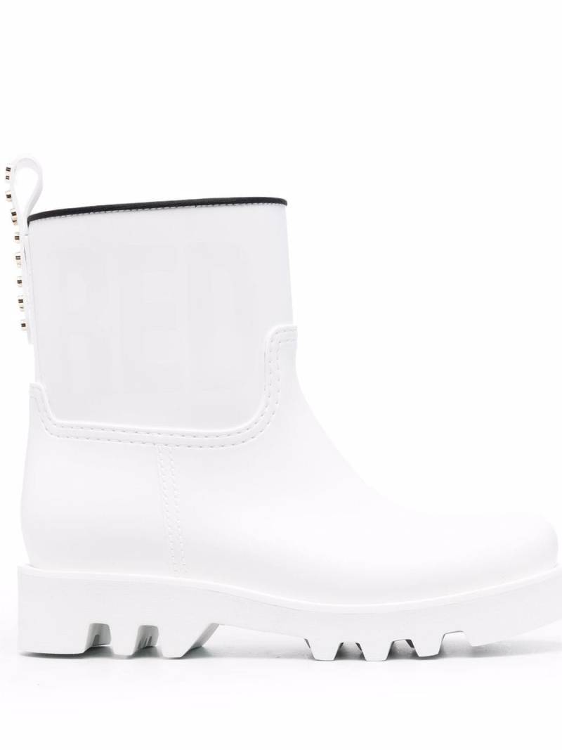 RED(V) stud-detail rainboots - White von RED(V)