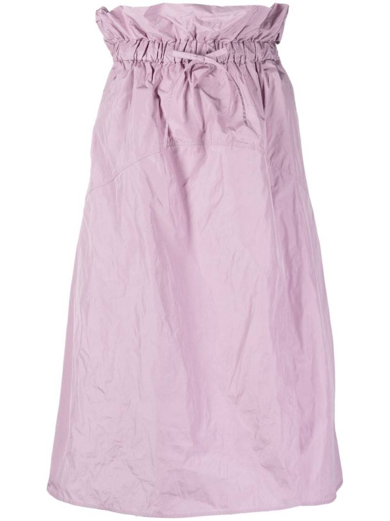 RED Valentino paperbag-waist midi skirt - Purple von RED Valentino