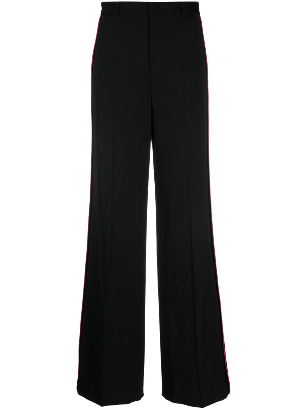 RED Valentino stripe-detailing tailored-cut trousers - Black von RED Valentino