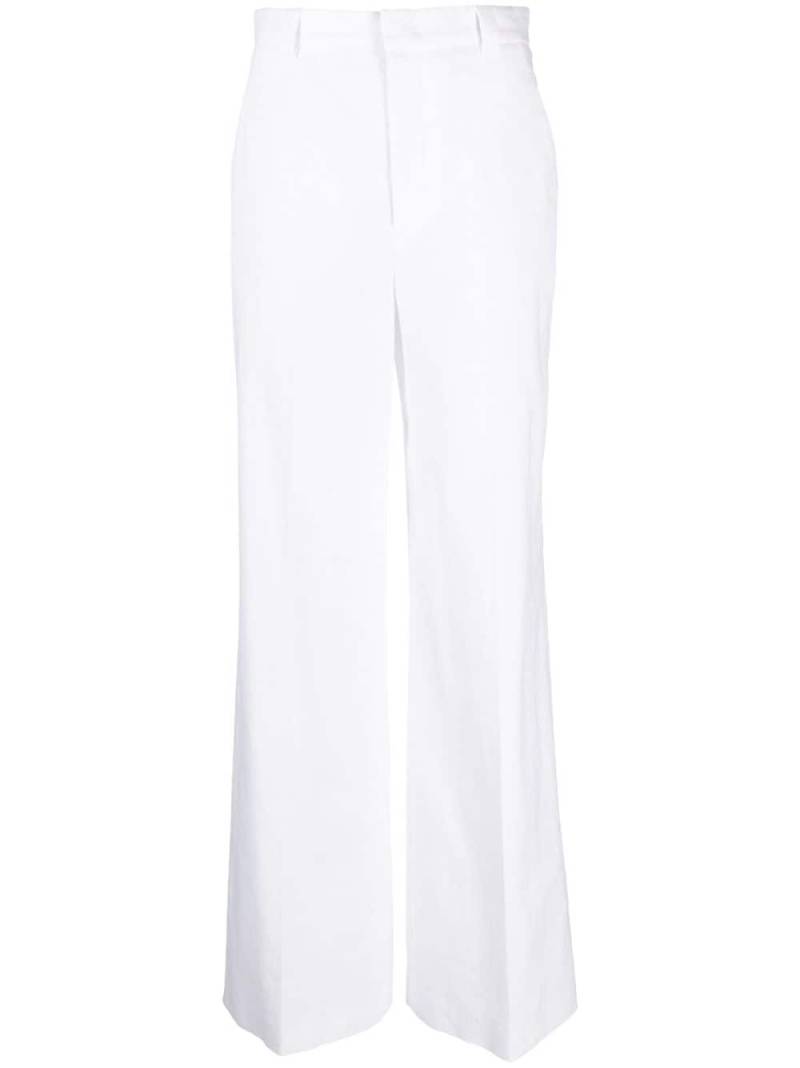 RED Valentino wide-leg cotton trousers - White von RED Valentino