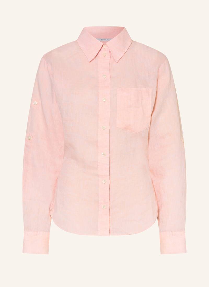 Reiss Hemdbluse Leora Aus Leinen rosa von REISS
