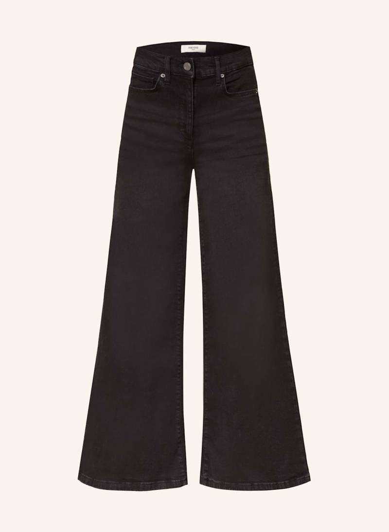 Reiss Wide Leg Jeans Heather schwarz von REISS