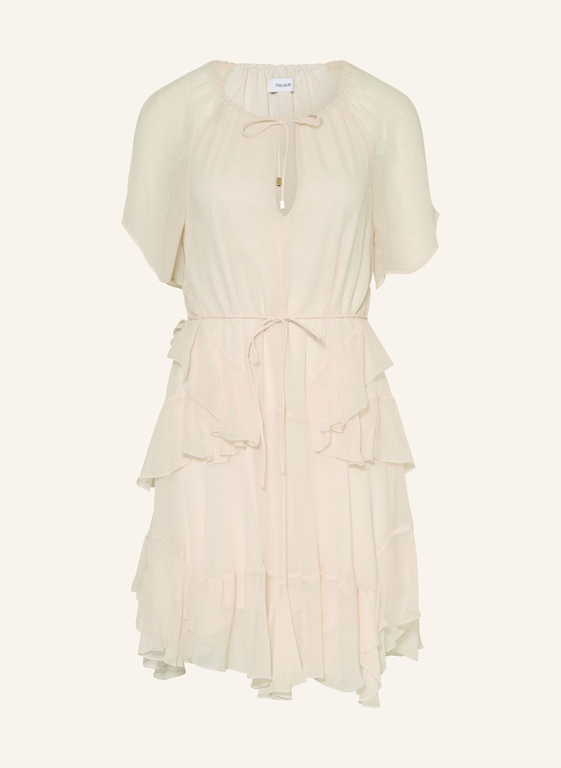 Reiss Kleid Lexie Mit Volants weiss Reiss Kleid Lexie Mit Volants weiss von REISS
