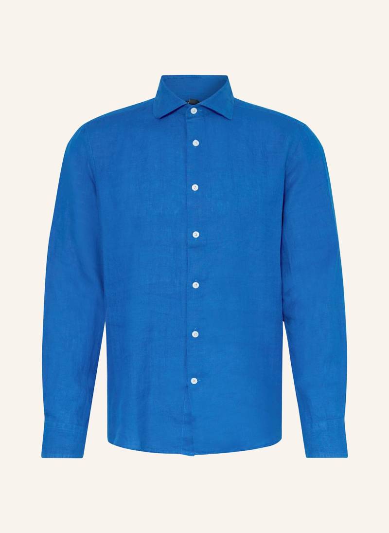 Reiss Leinenhemd Ruban Regular Fit blau von REISS