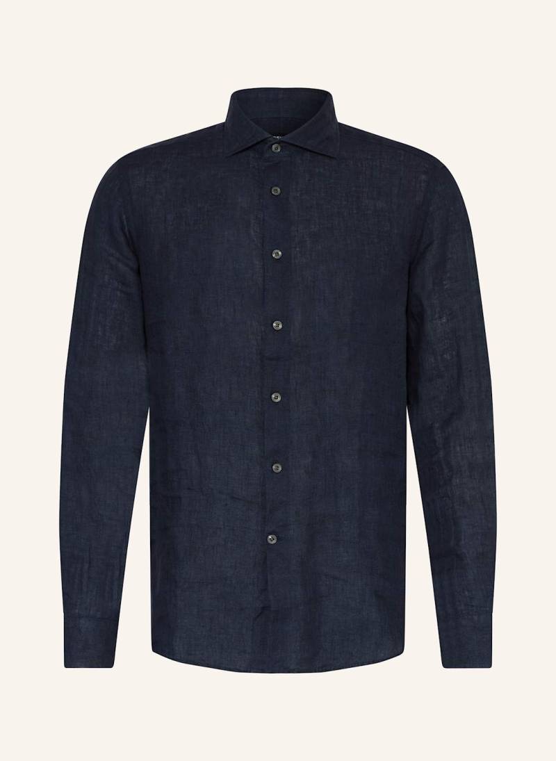 Reiss Leinenhemd Ruban Regular Fit blau von REISS