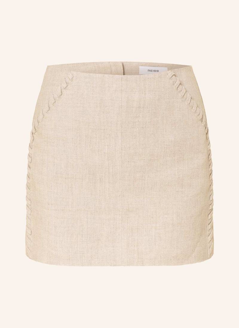 Reiss Leinenrock Nikita beige von REISS
