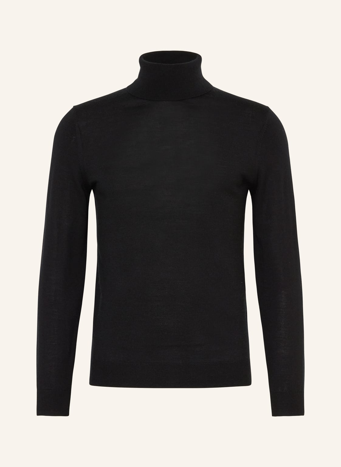 Reiss Rollkragenpullover Caine Aus Merinowolle schwarz von REISS