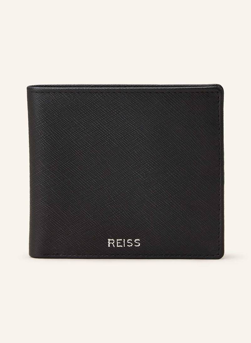 Reiss Saffiano-Geldbörse Cabot schwarz von REISS