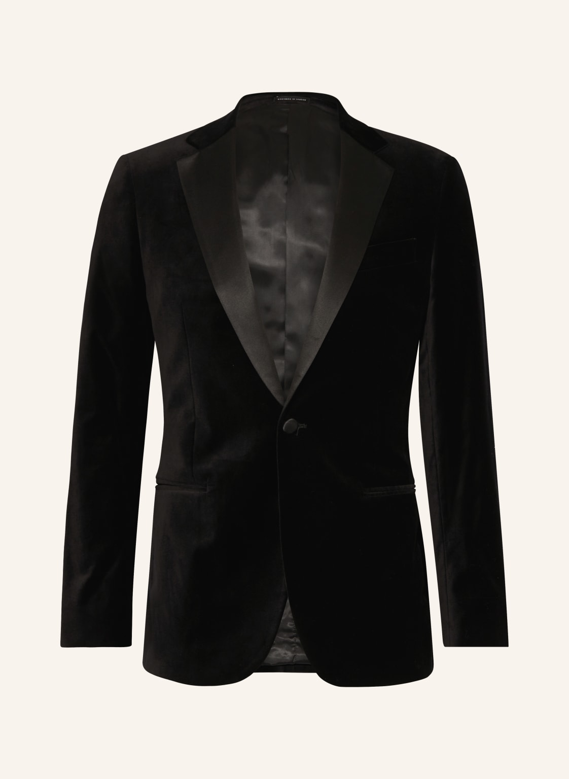 Reiss Smoking-Sakko Ace Regular Fit Aus Samt schwarz von REISS