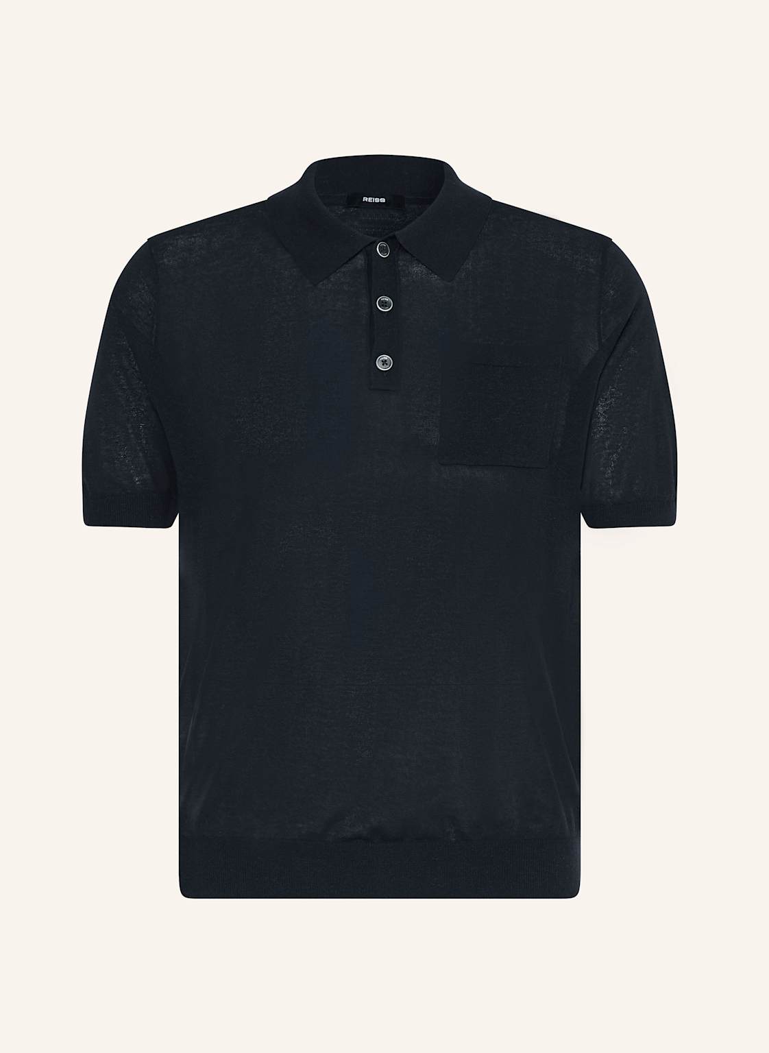 Reiss Strick-Poloshirt Nelson blau Reiss Strick-Poloshirt Nelson blau von REISS