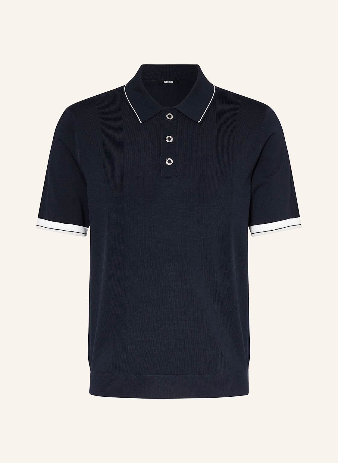 Reiss Strick-Poloshirt Portman blau Reiss Strick-Poloshirt Portman blau von REISS